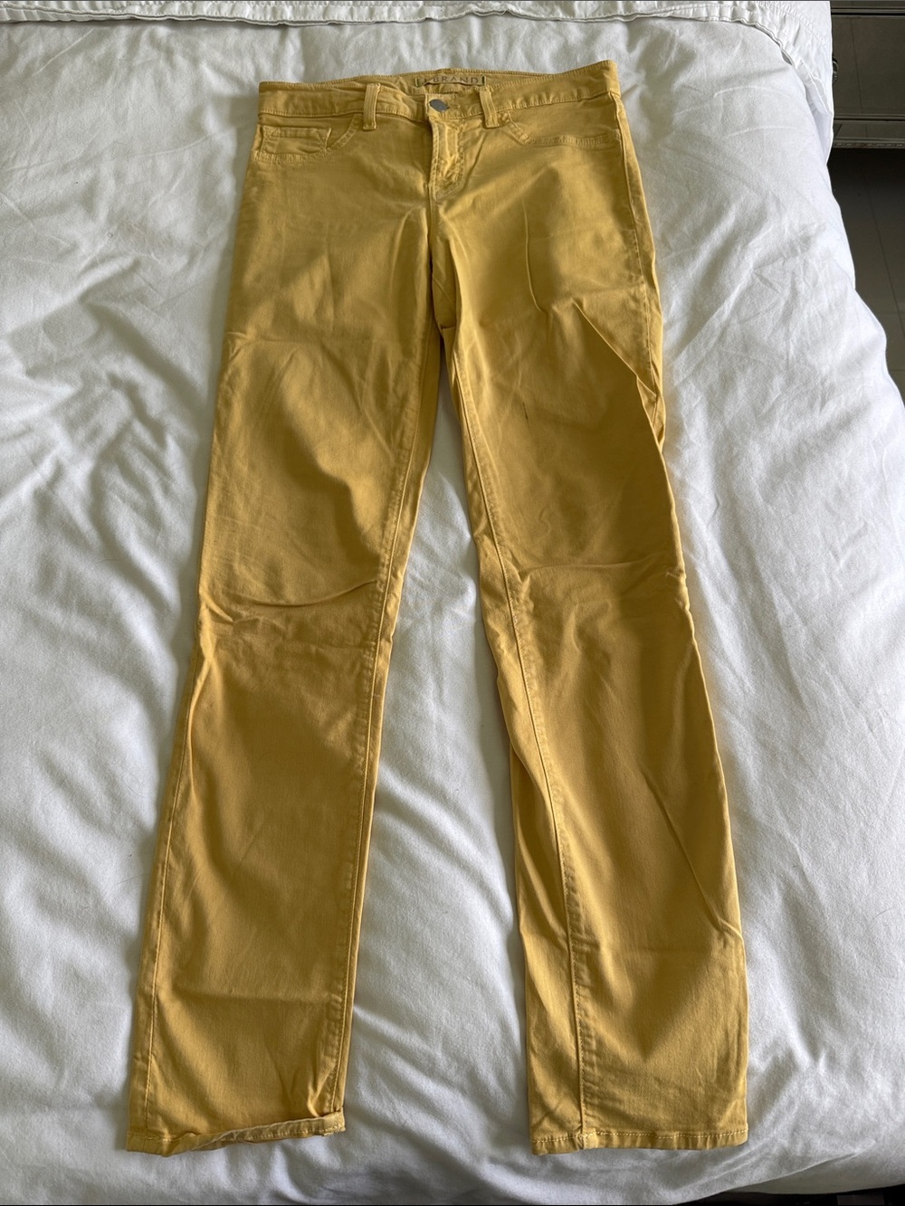 J Brand Skinny Jeans in Mustard Yellow
